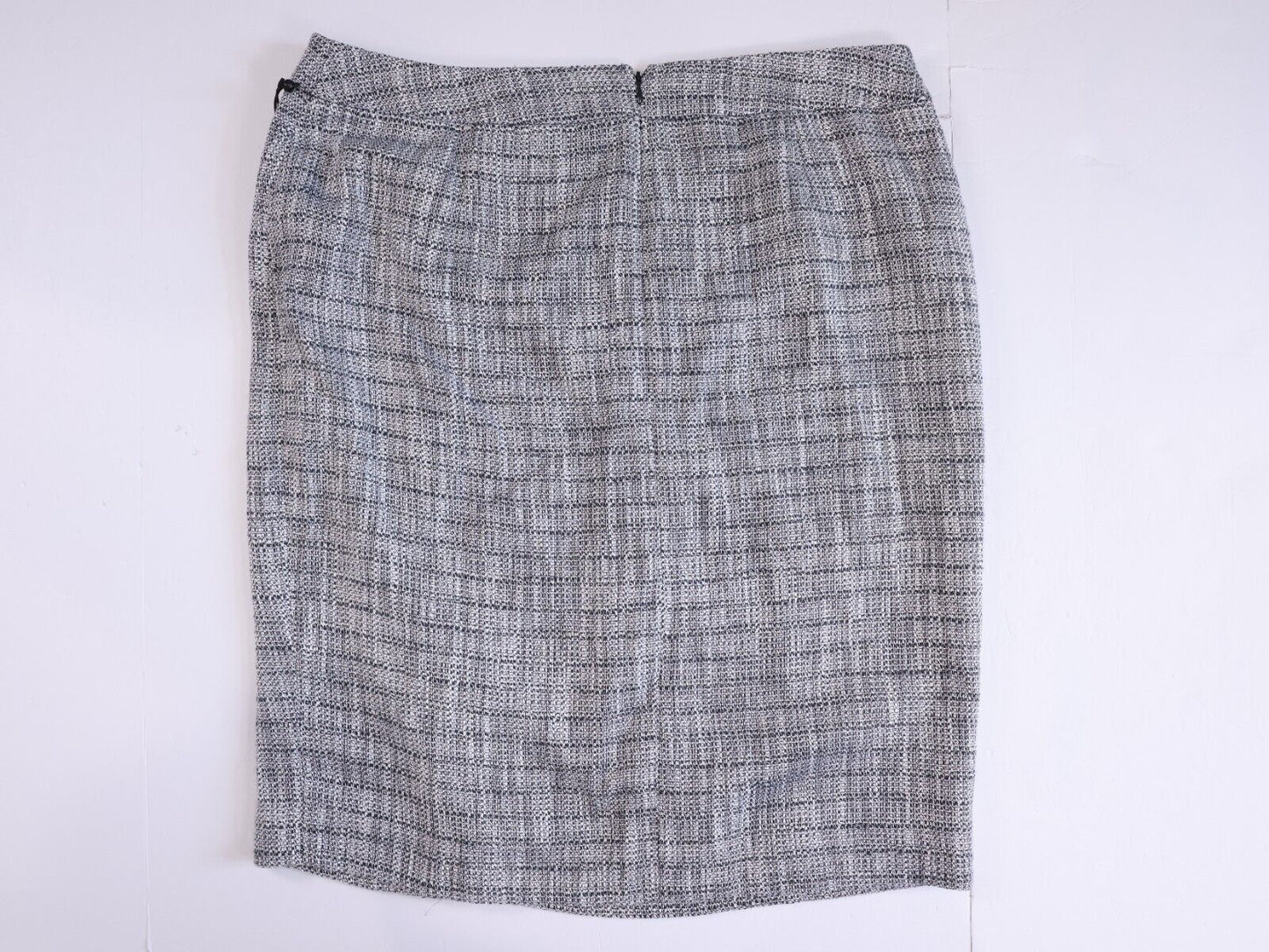 Calvin Klein Gray Pencil Skirt Size 14 Tweed