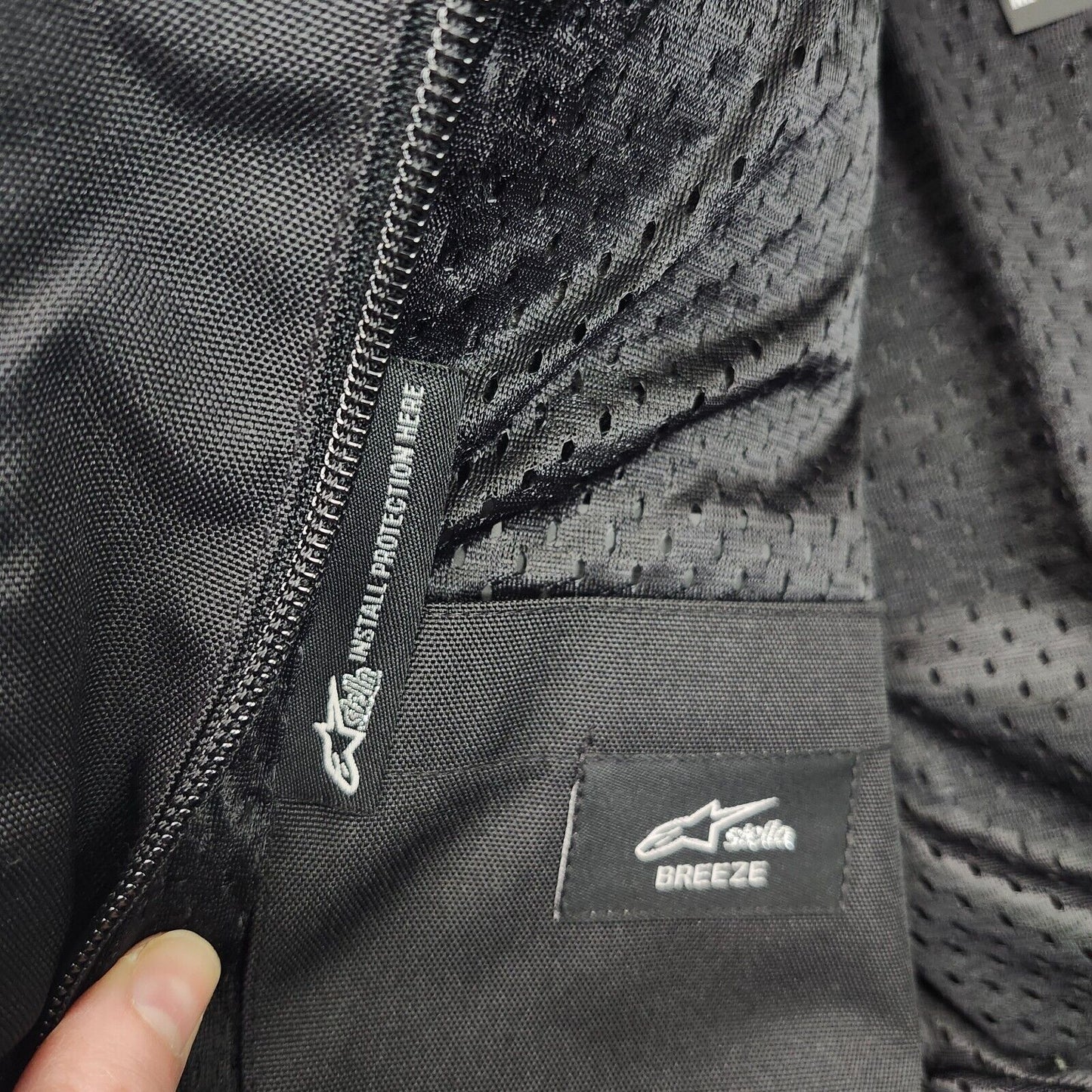 Alpinestars Womens Stella Armored Motorcycle Jacket Black Size XS