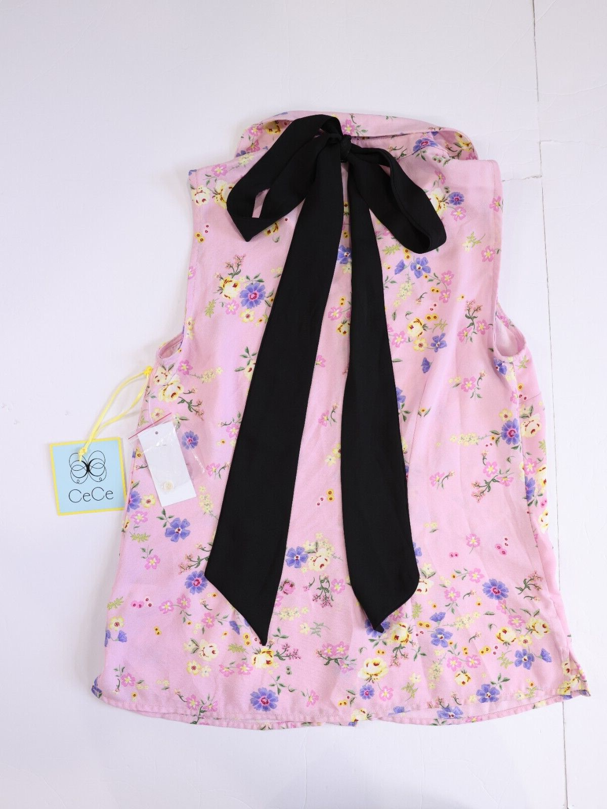 CeCe Dress 601 Corsage Vibrant Blooms Size S