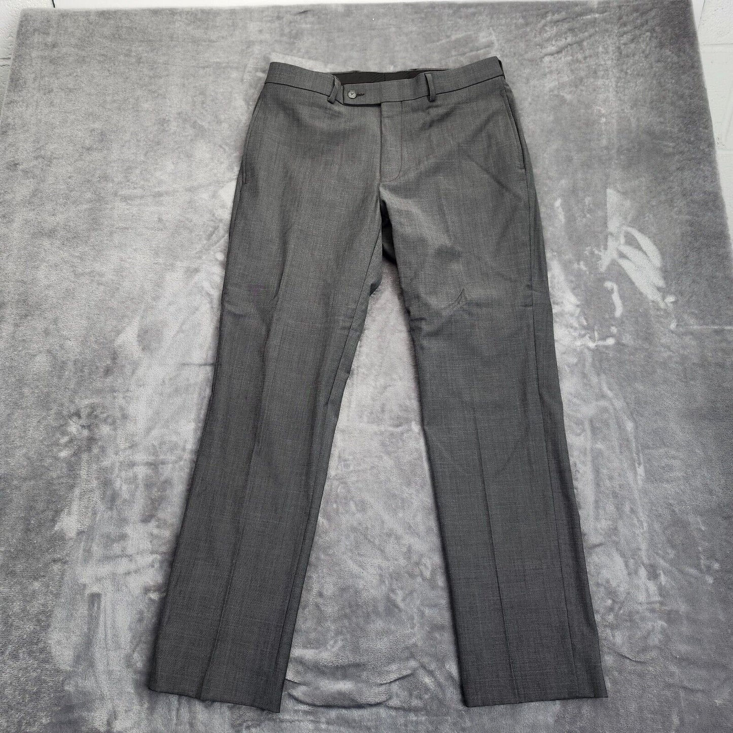 Calvin Klein Men's Suit Set Jacket Gray Blazer 38 Regular Pants 34w x 32L