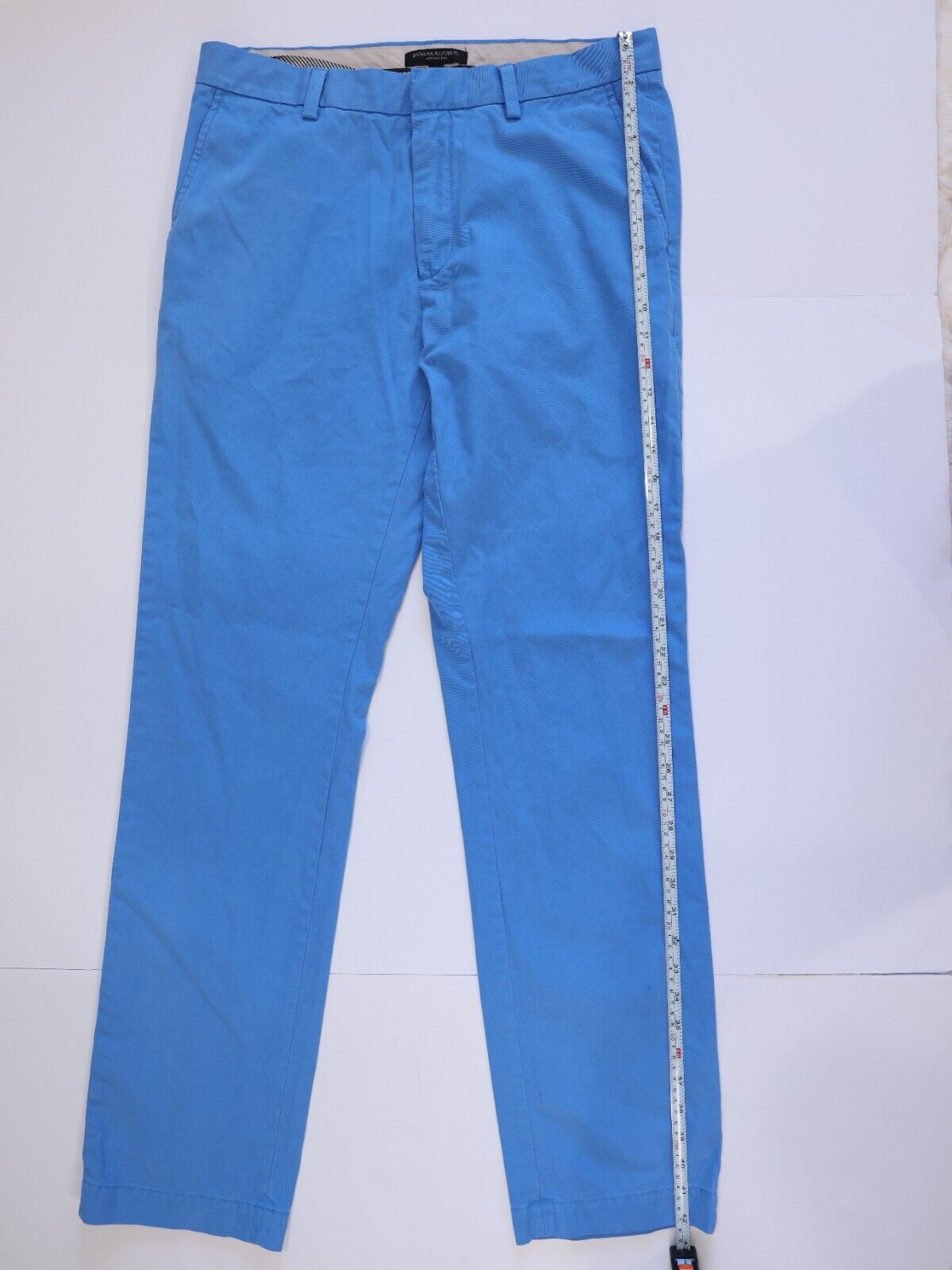 Banana Republic Alden Chino 33x34 Blue Cotton Pants