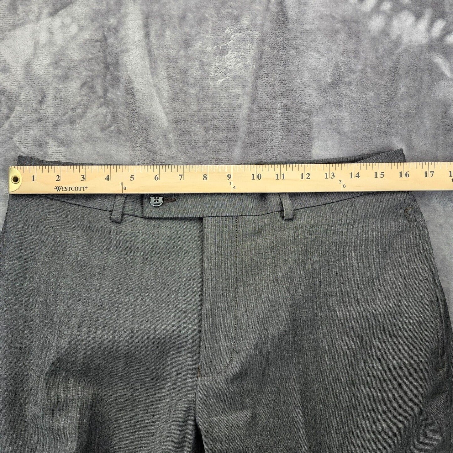 Calvin Klein Men's Suit Set Jacket Gray Blazer 38 Regular Pants 34w x 32L