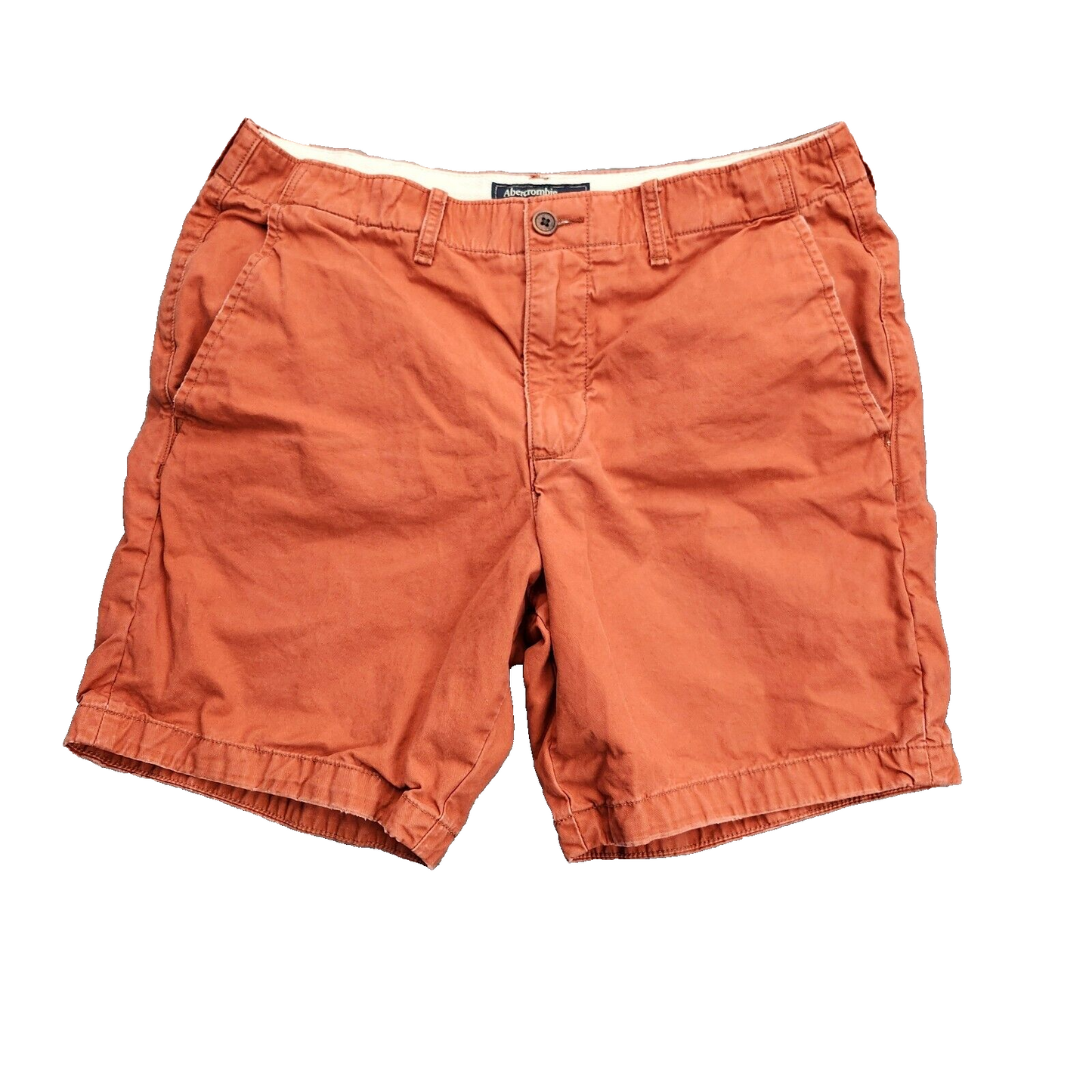 Abercrombie & Fitch 1892 Orange Chino Shorts Size 32