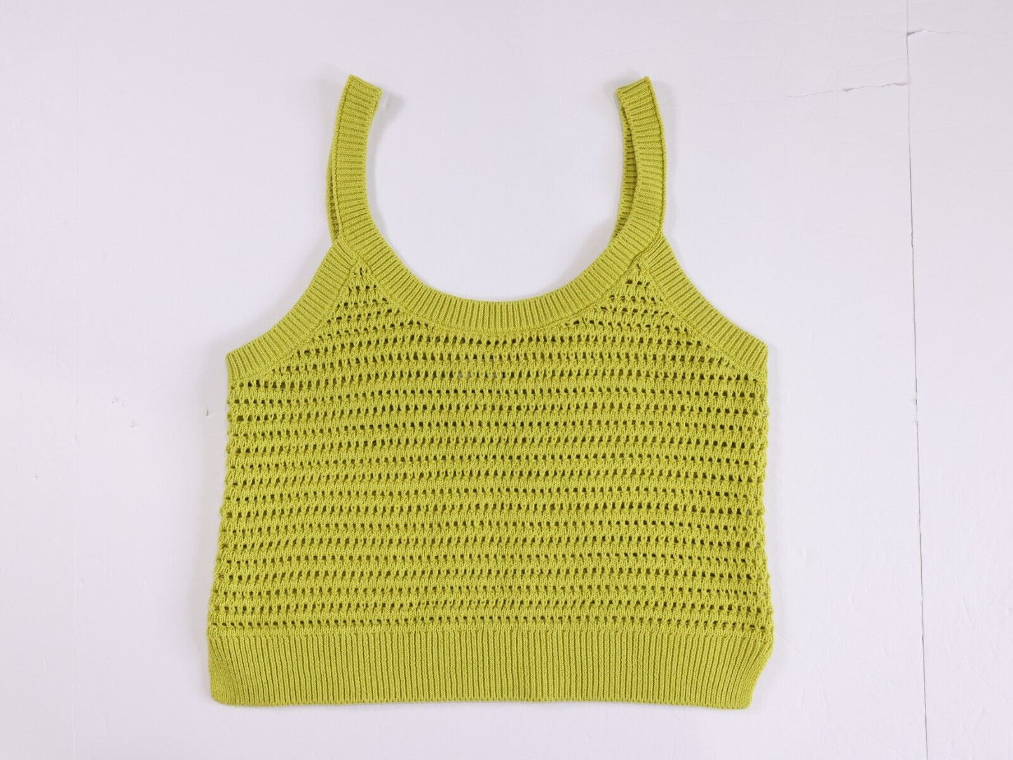 Abercrombie & Fitch Women's Green and Yellow Vest Size XS
