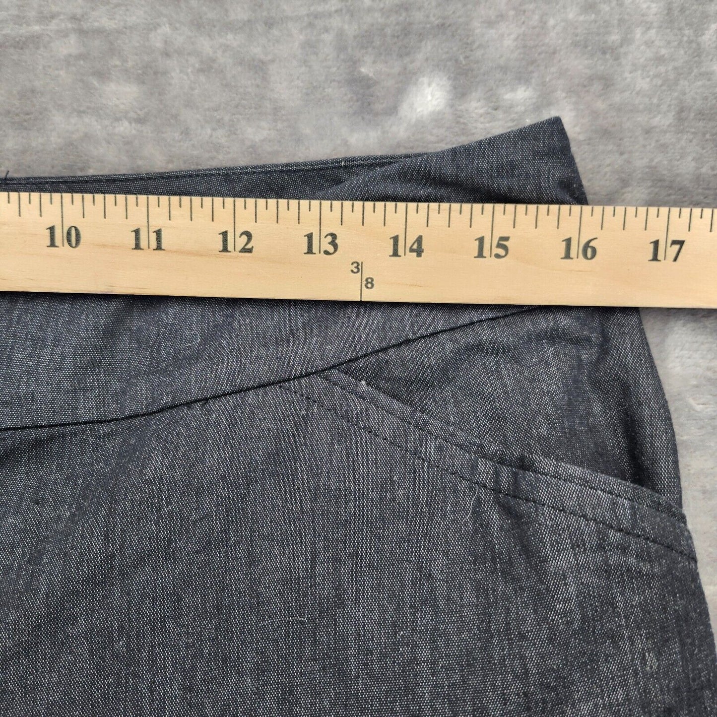 ANN TAYLOR Womens Charcoal Gray Curvy Stretch Dress Pants size 6