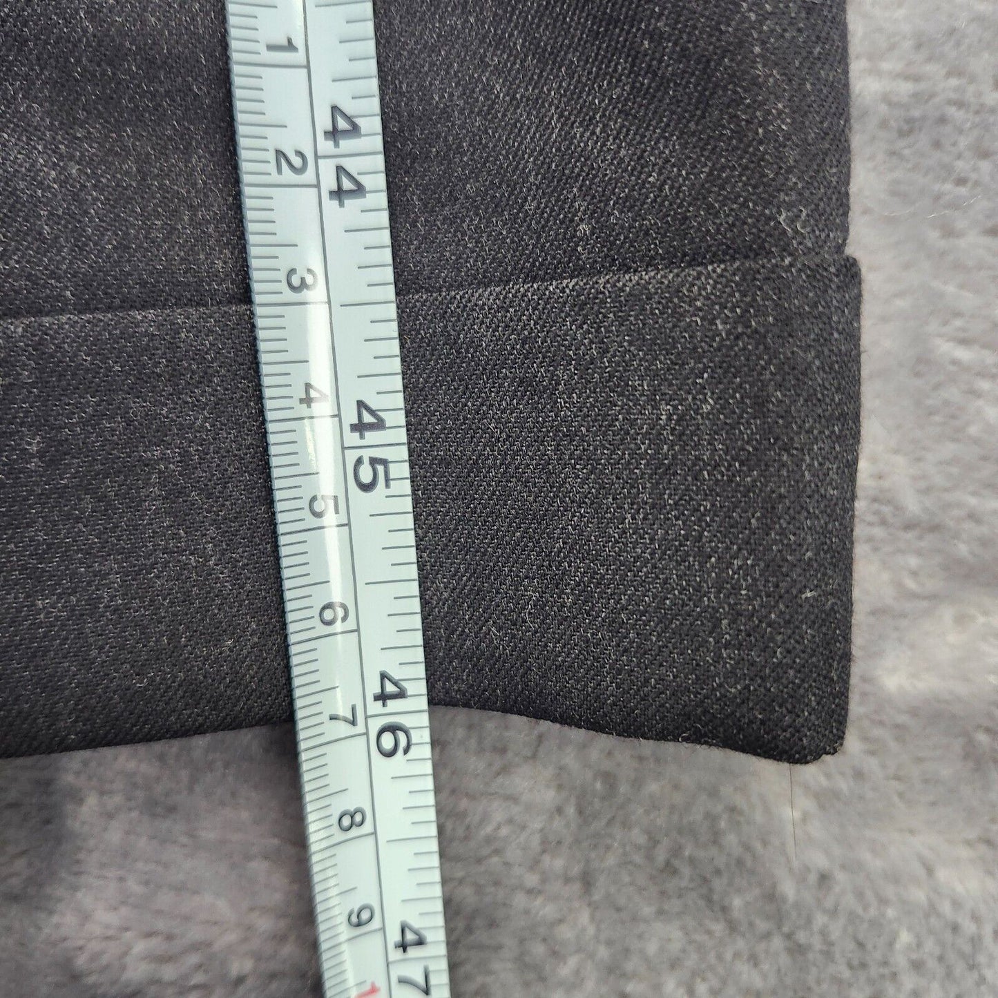 100% Wool Suit Set Jacket Size 52 X Long, Pants 46.5 X Long