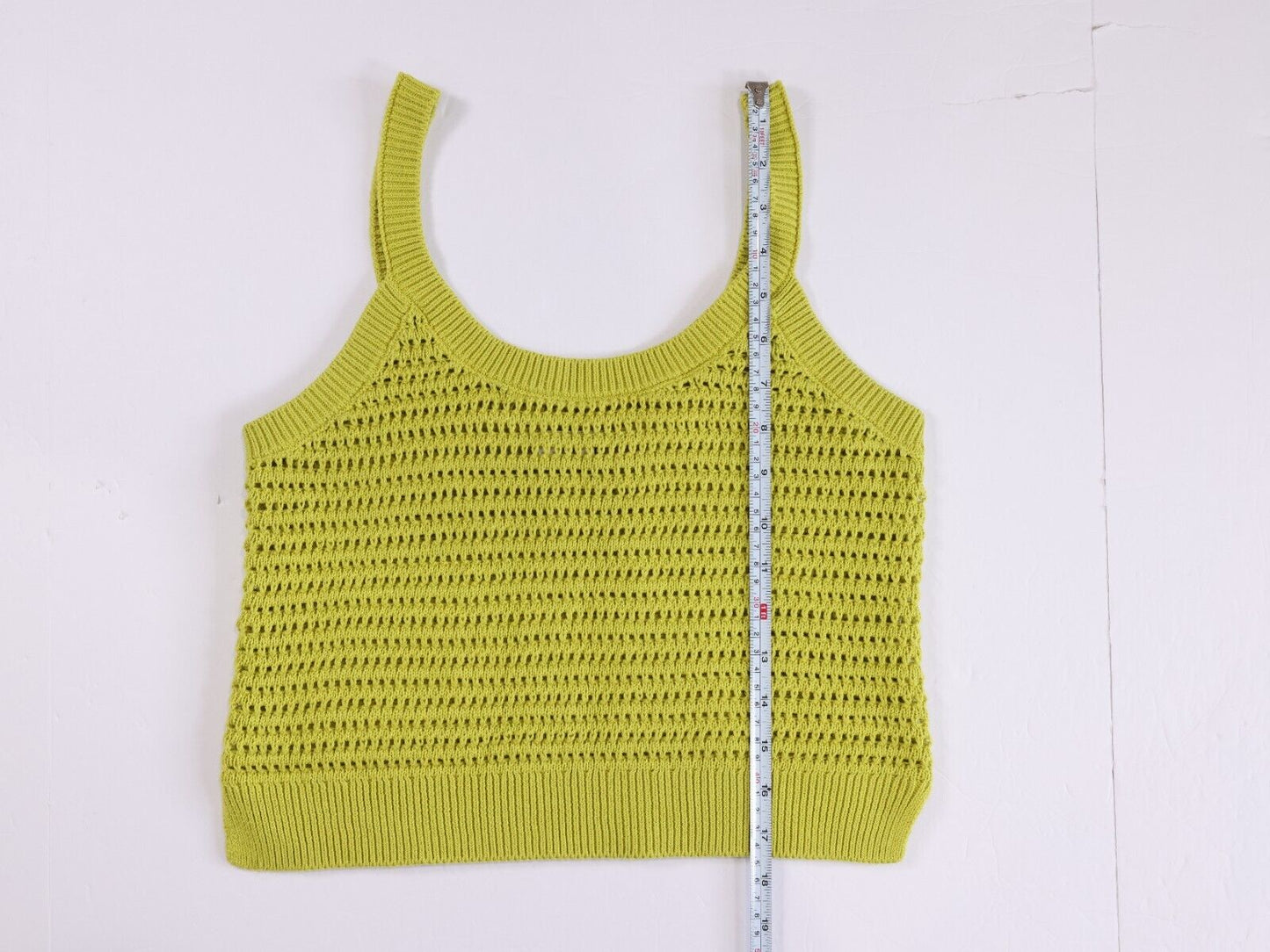 Abercrombie & Fitch Women's Green and Yellow Vest Size XS