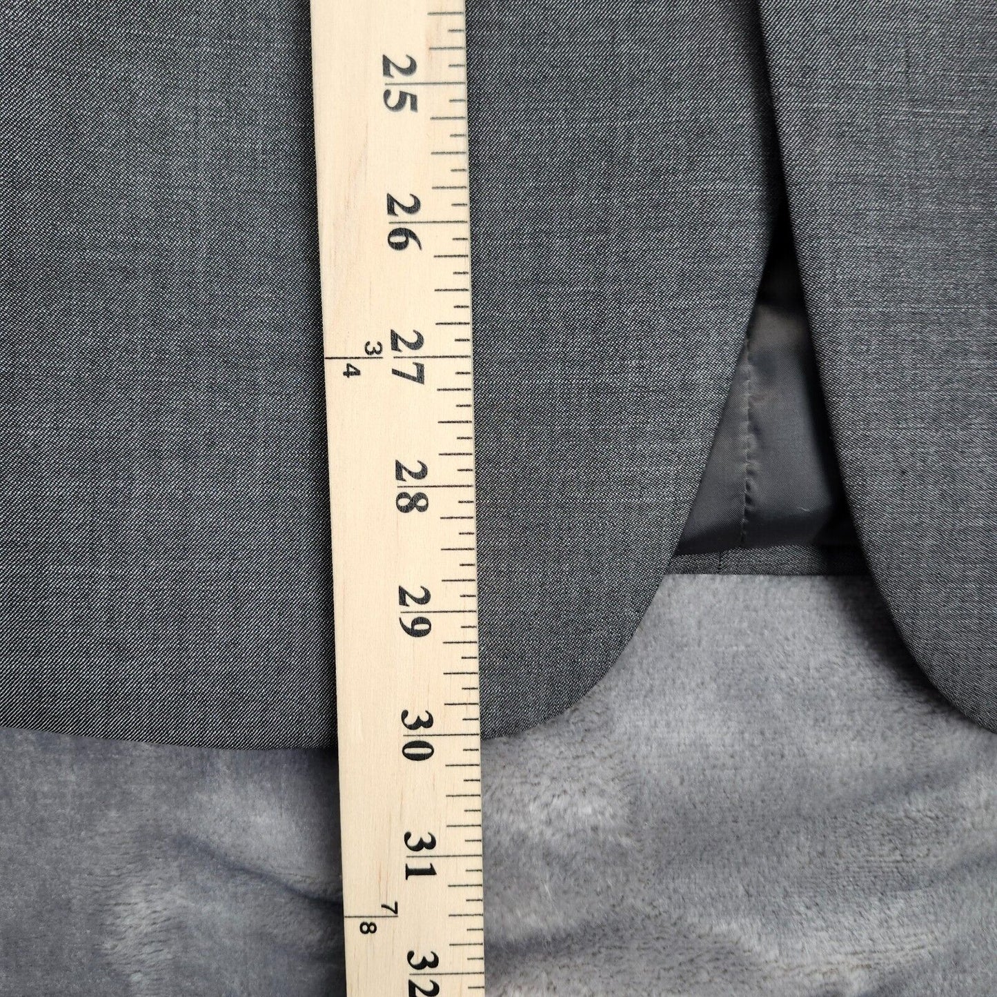 Calvin Klein Men's Suit Set Jacket Gray Blazer 38 Regular Pants 34w x 32L