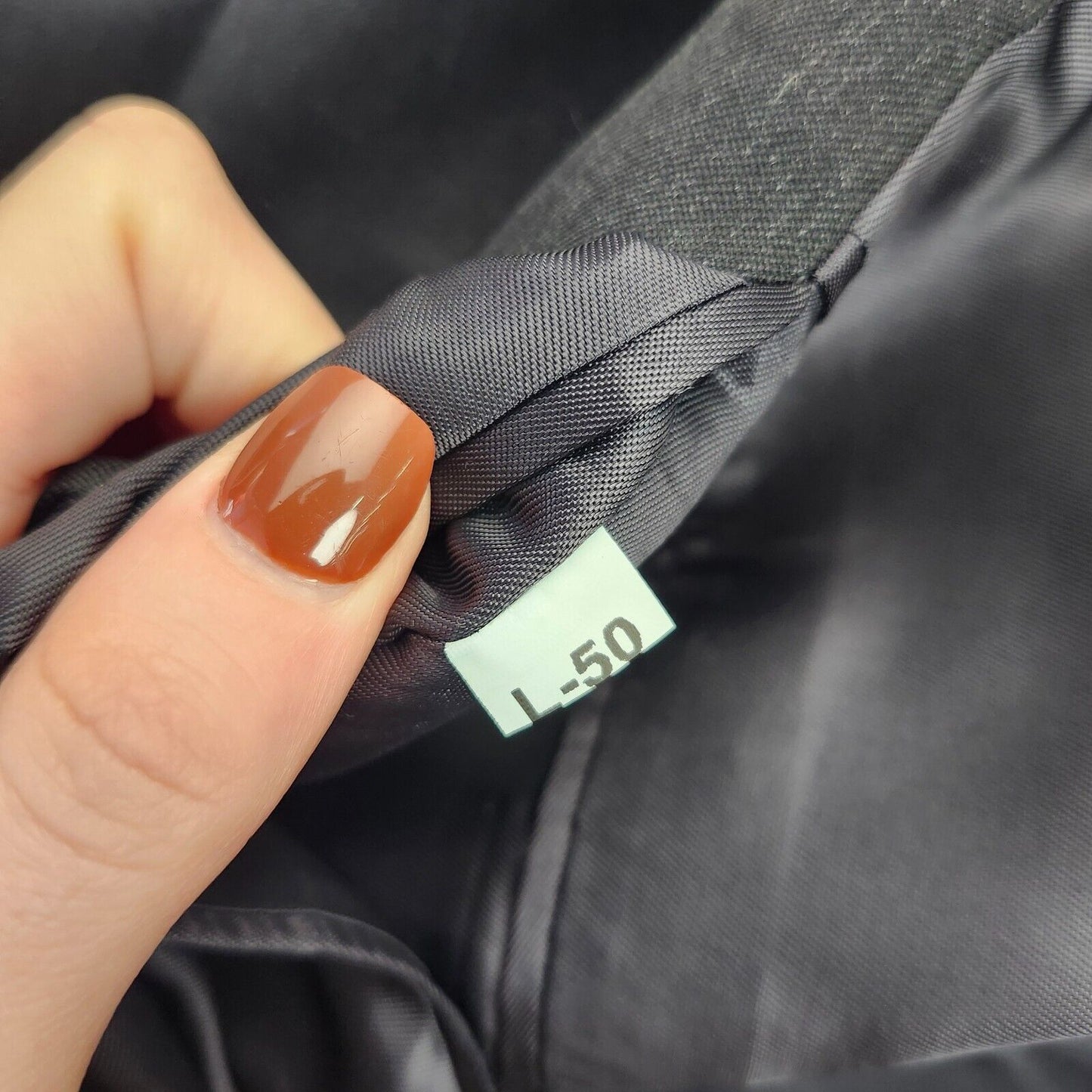100% Wool Tuxedo Set Jacket Size 50 L, Pants 40x30