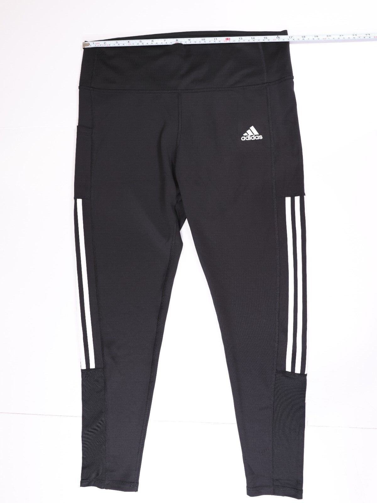 Adidas Womens Climate Aero Ready (Size XL) 3 Stripe Tight Pant - Black