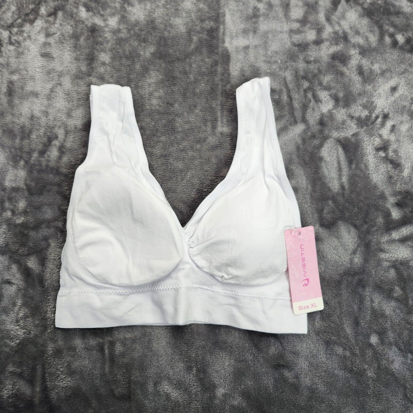 3 Pack Leisure Women's Wirefree Comfort Sports Bra with Removable Pads XL
