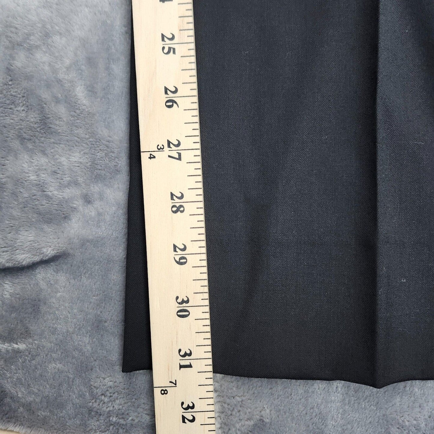 100% Wool Tommy Hilfiger Black Tuxedo Set Jacket 42 Regular, Pants 36 Regular