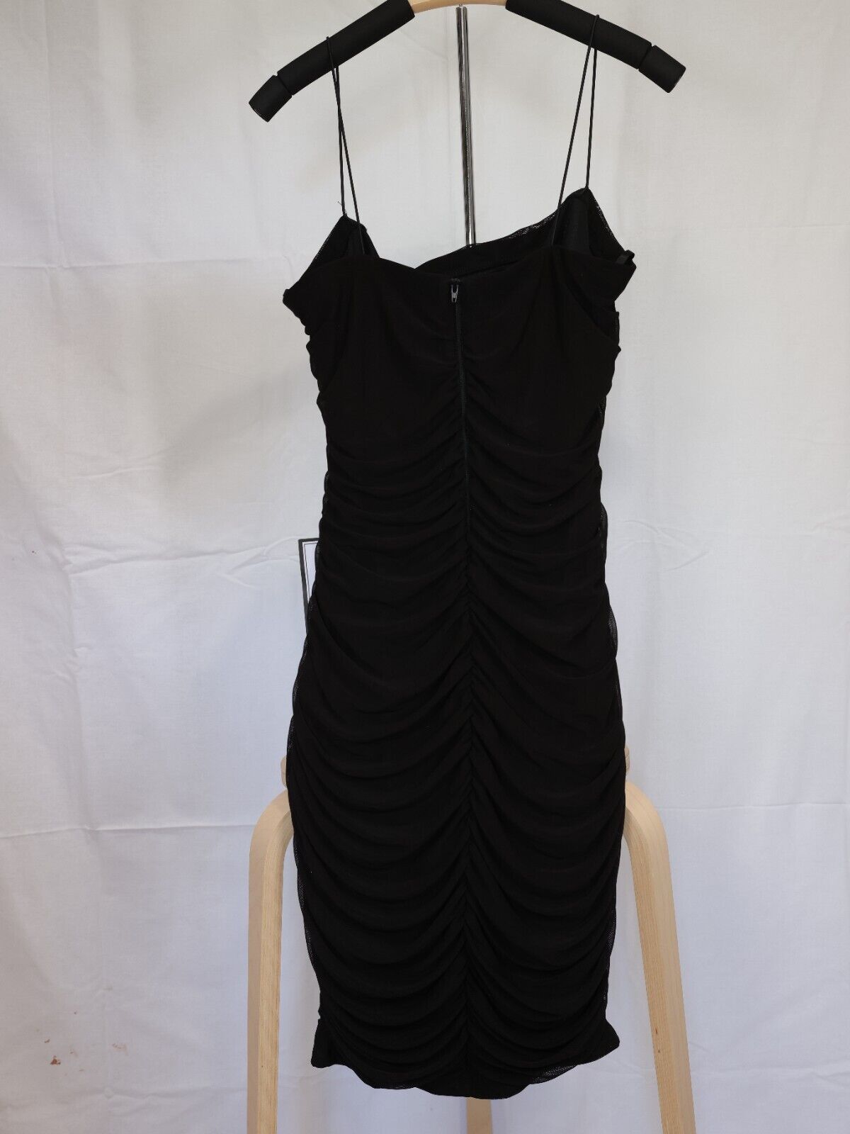 B Darlin Trendy Plus Size Bungee-Strap Black 16W
