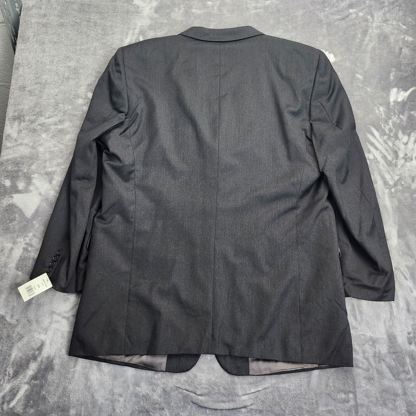 100% Wool Suit Set Jacket Size 52 X Long, Pants 46.5 X Long