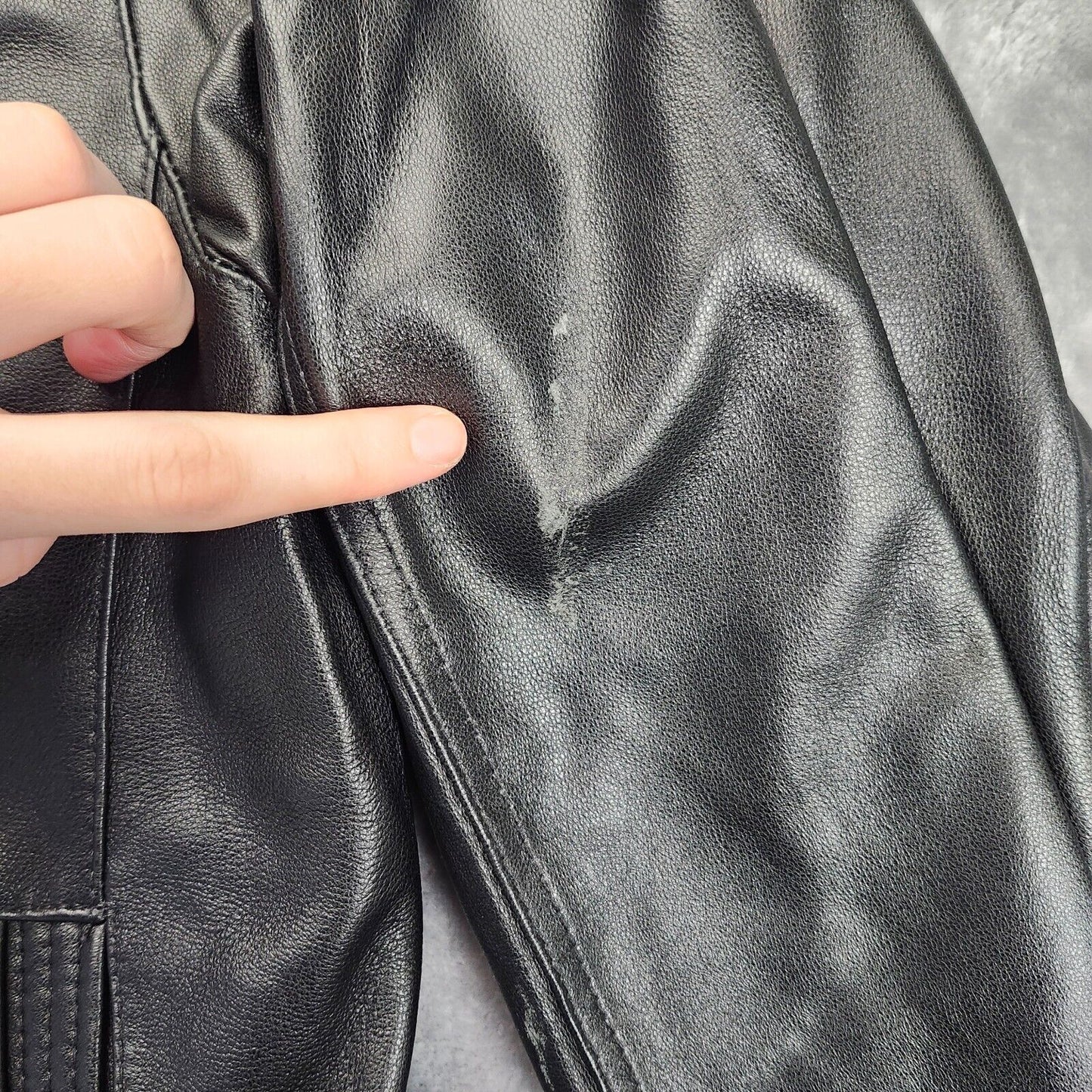 Boston Harbour Men's Genuine New Zealand Lambskin Leather Jacket, Black Medium