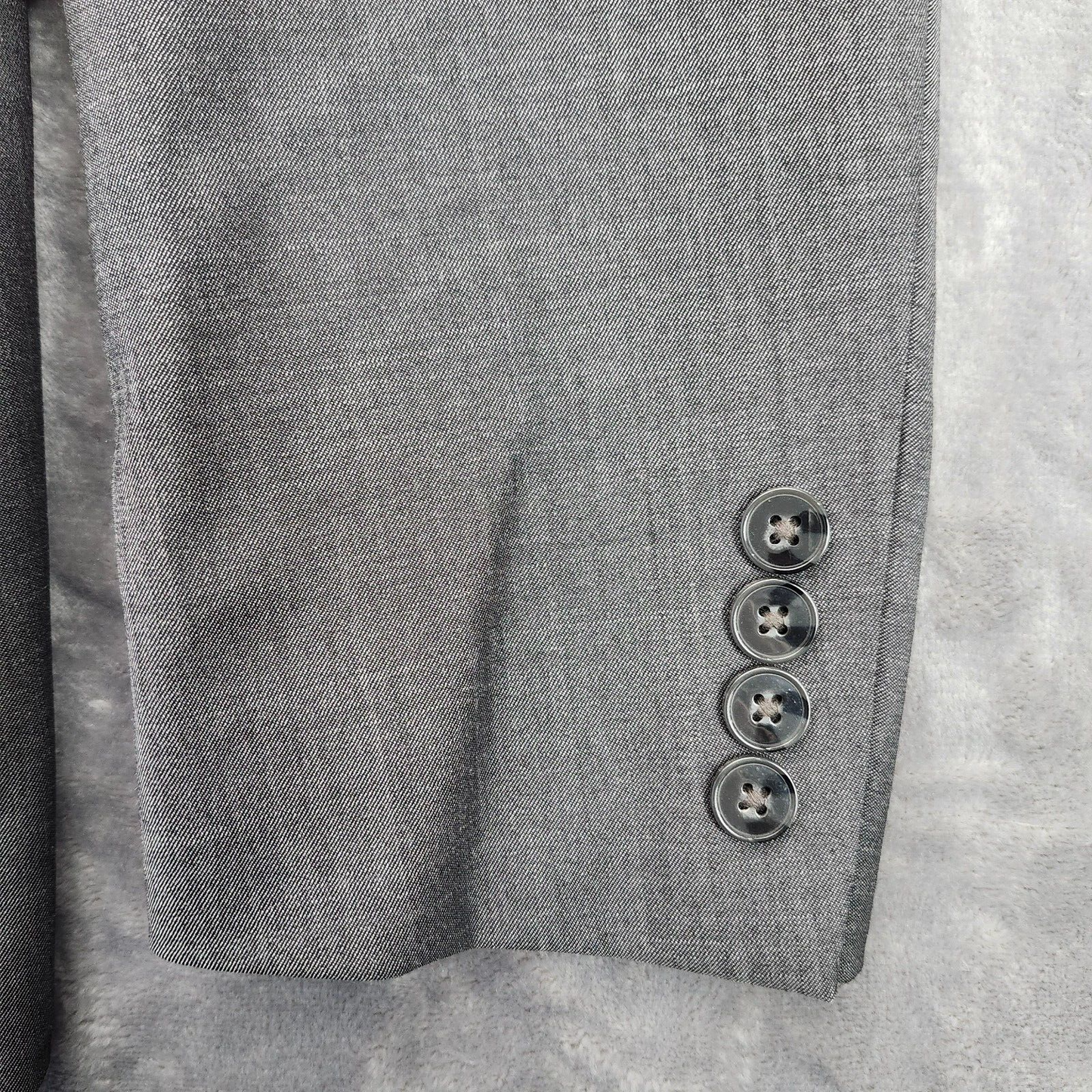 Calvin Klein Men's Suit Set Jacket Gray Blazer 38 Regular Pants 34w x 32L