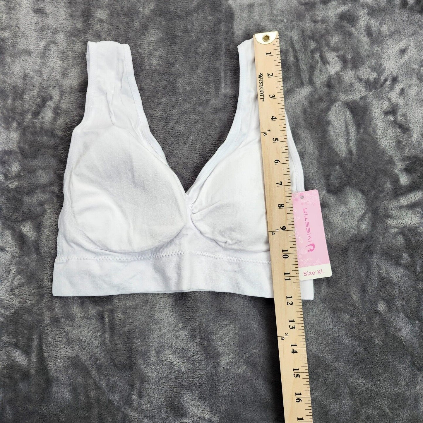 3 Pack Leisure Women's Wirefree Comfort Sports Bra with Removable Pads XL