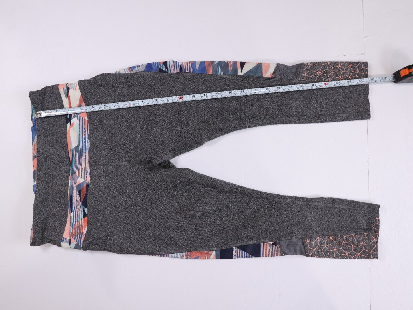 RBX Active Women's Capri Leggings Yoga Gym- Multi color pattern Sz Small