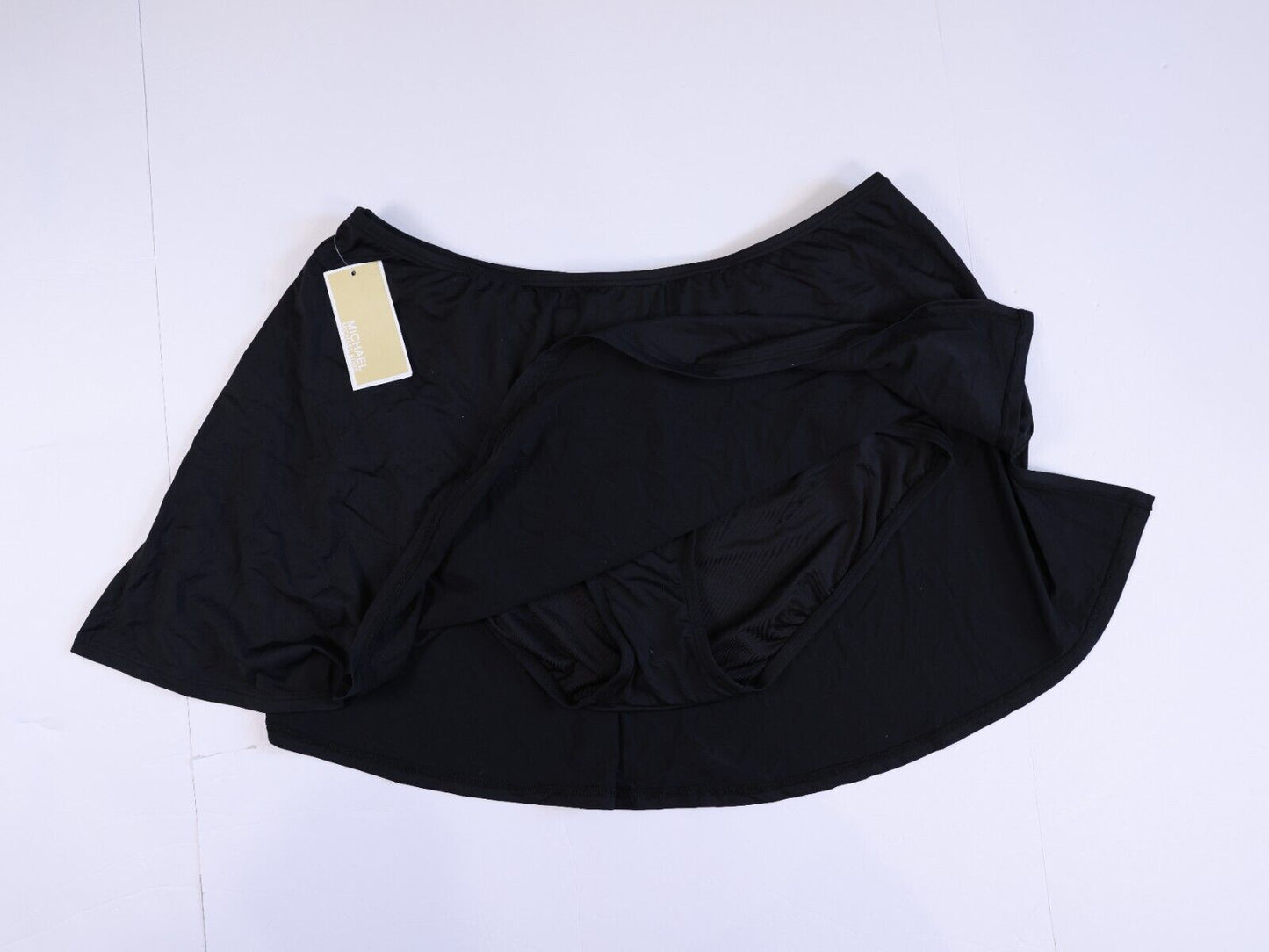 NWT MICHAEL KORS Black Plus Size Swimsuit Skirt 20W 0001