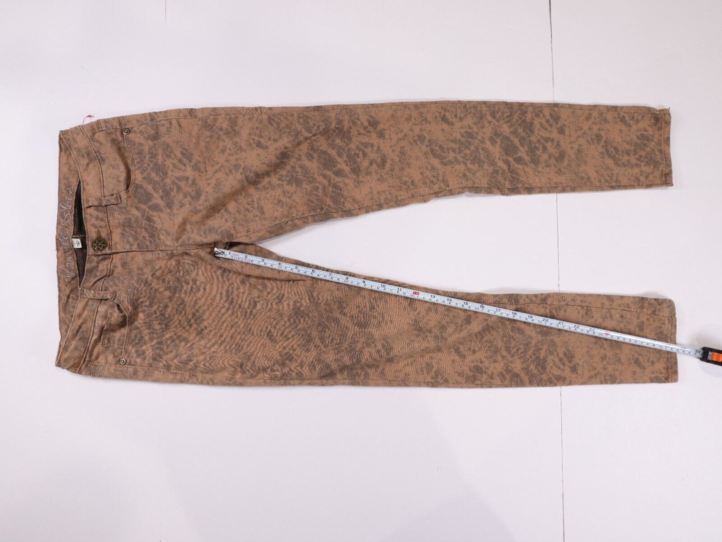 Vanilla Star Skinny Jeans Brown Pattern (size US 7)