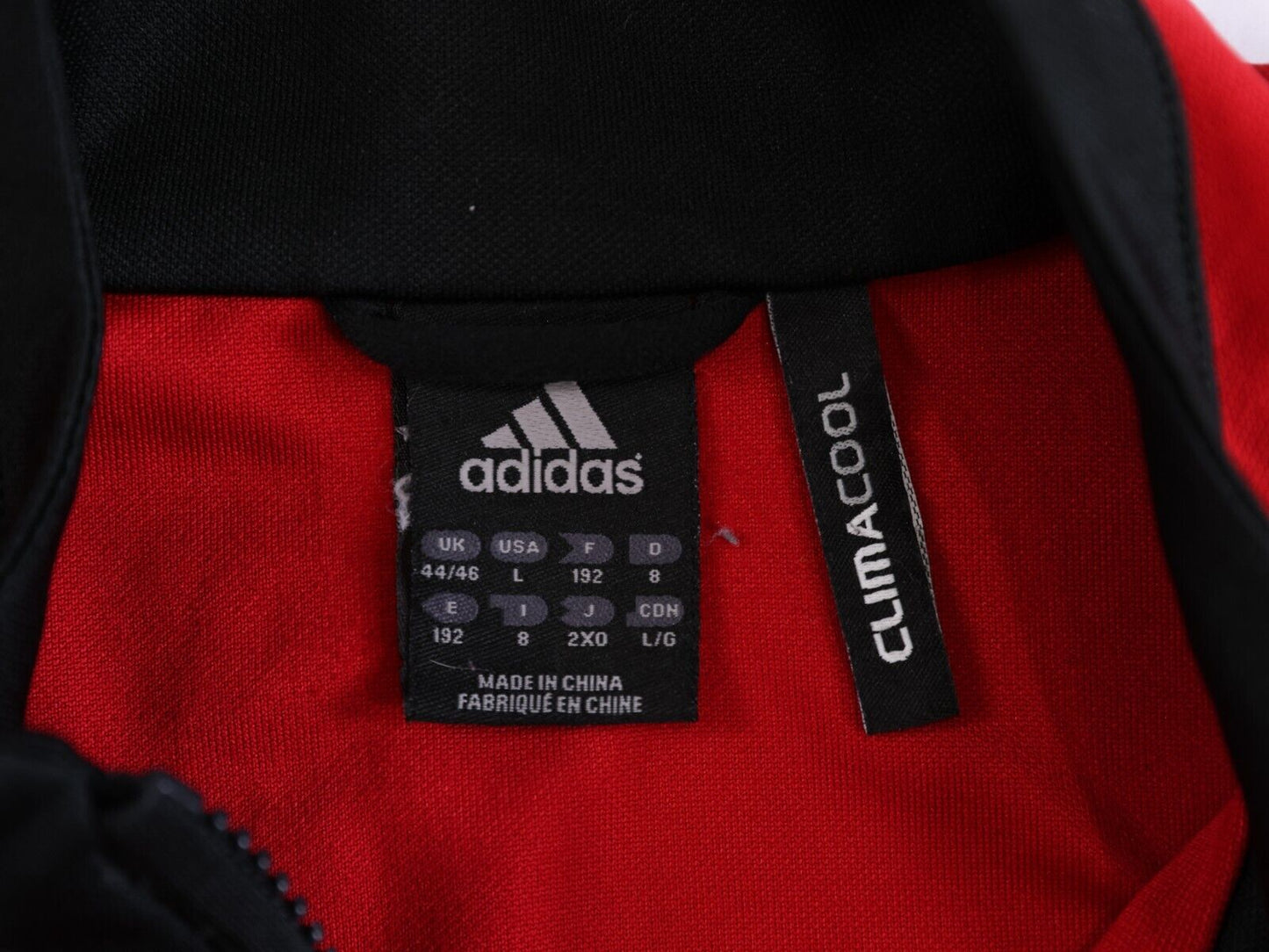 adidas Climaclool Damascus Premier Full Zip Track Jacket Red Size L