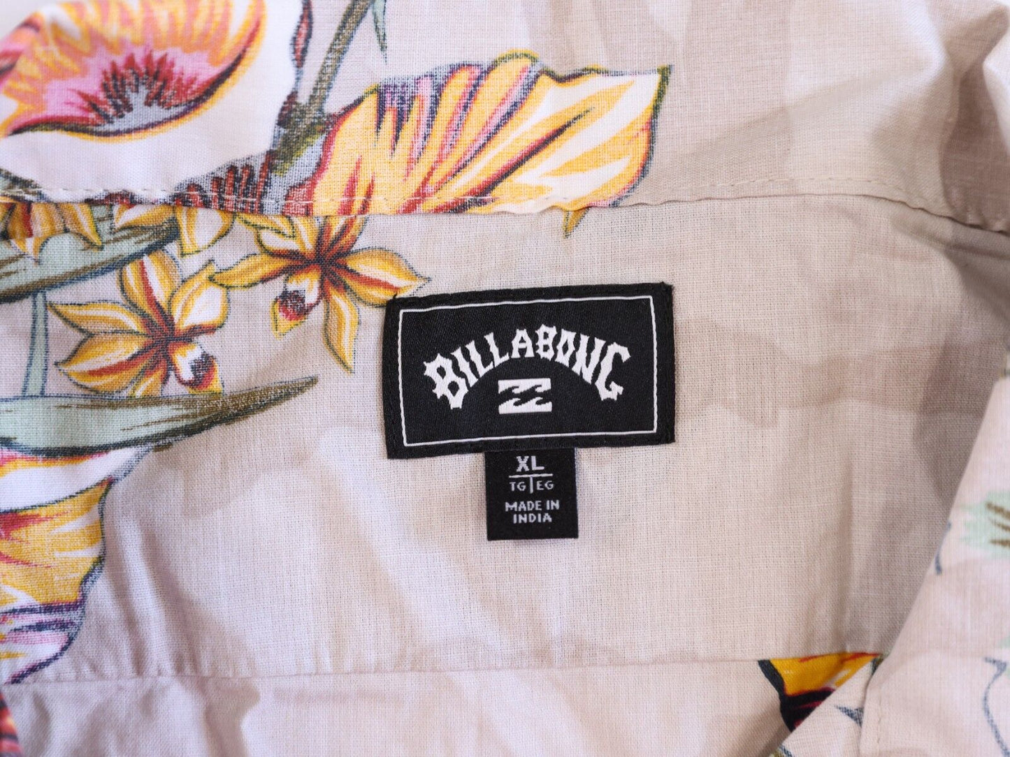 Billabong Sundays Vacay Short Sleeve Woven Stone XL