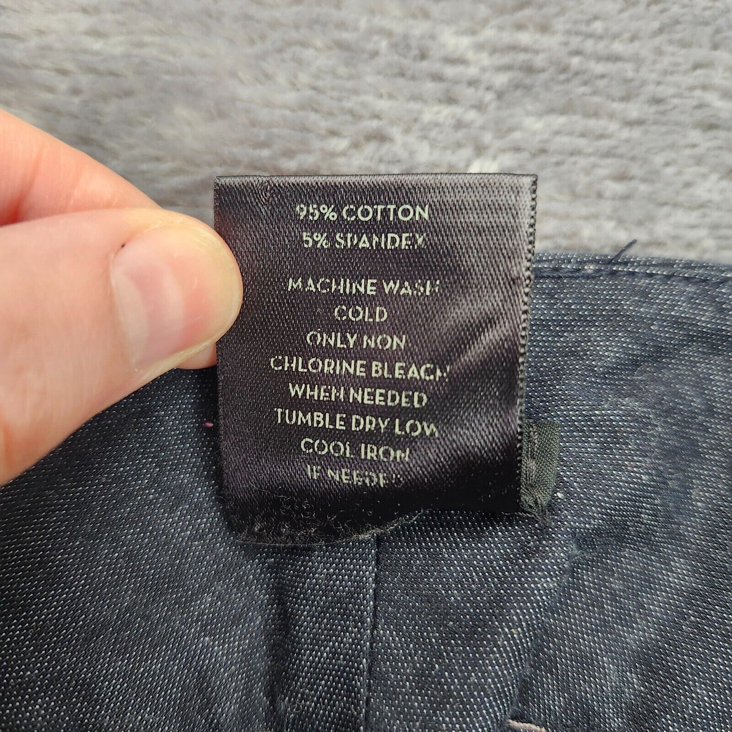 ANN TAYLOR Womens Charcoal Gray Curvy Stretch Dress Pants size 6