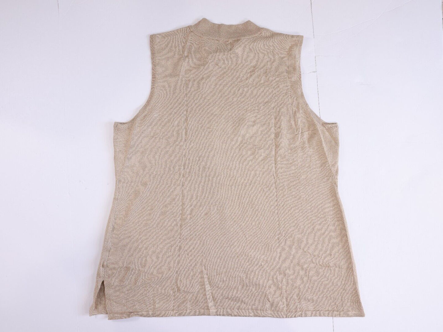 JM Collection Brown Sweater Vest Sizer PET / XXL