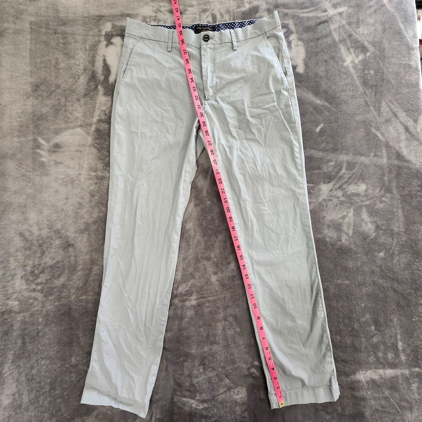 Banana Republic Pants Mens 32x32 Gray Aiden Chino Stretch Flat Front Preppy