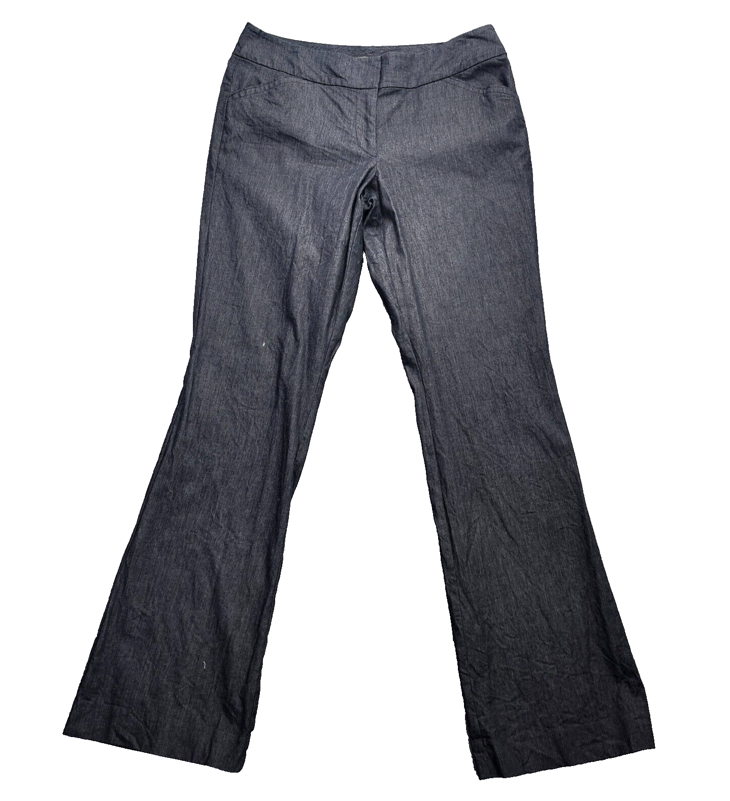 ANN TAYLOR Womens Charcoal Gray Curvy Stretch Dress Pants size 6