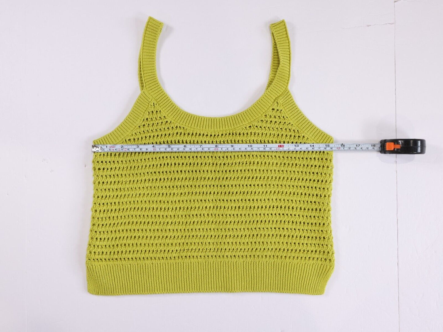 Abercrombie & Fitch Women's Green and Yellow Vest Size XS
