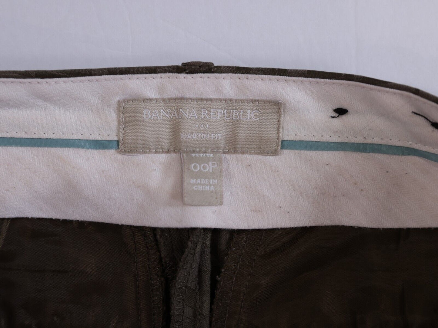banana republic cotton Textured pants Martin Fit Size 00P