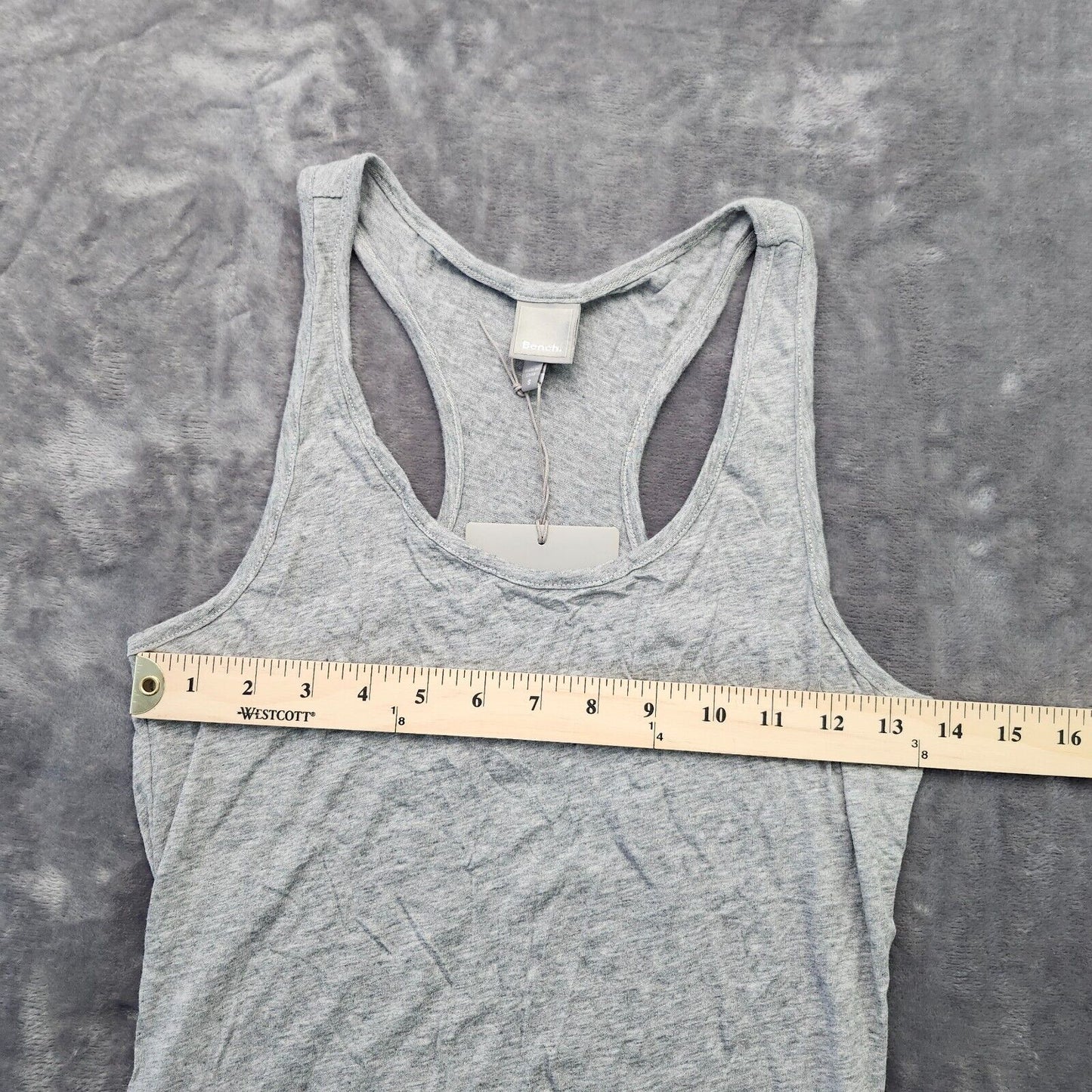 Bench Urban Wear Womens Racerback Tank Top Size Small Gray
