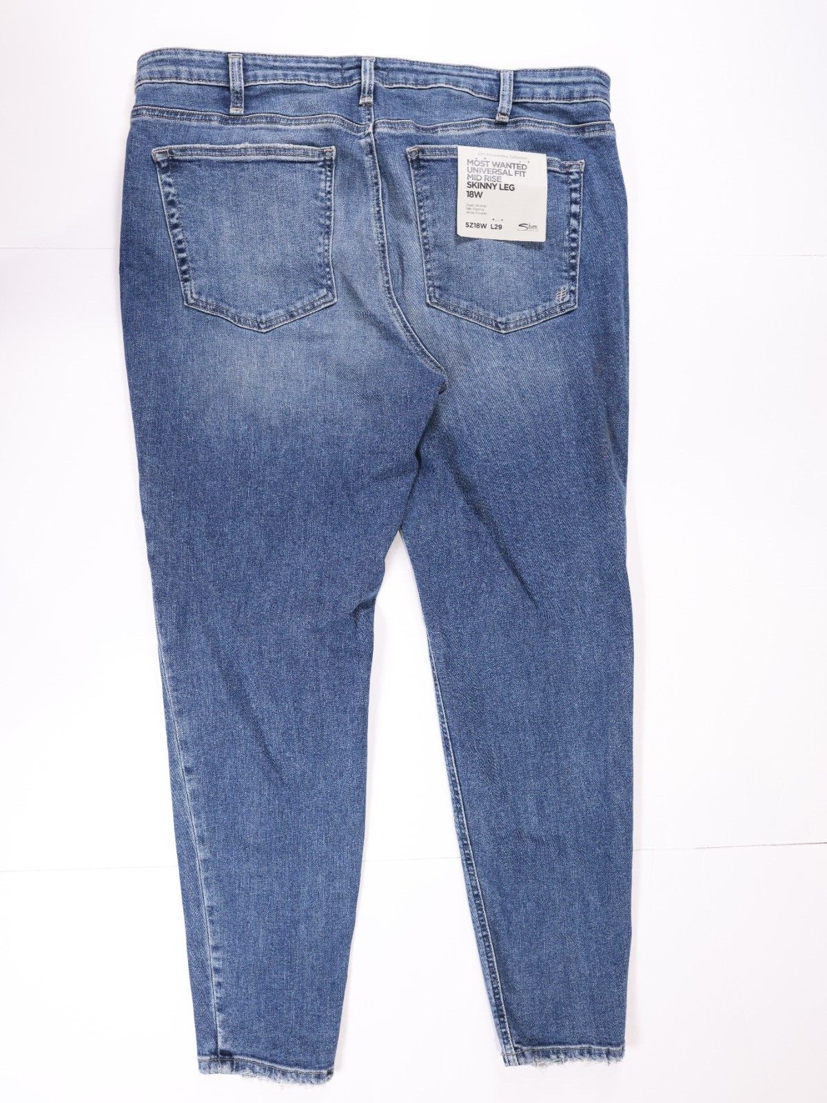 Silver Jeans Co Mid Rise Skinny Leg 18W L29 30th Anniversary Collection