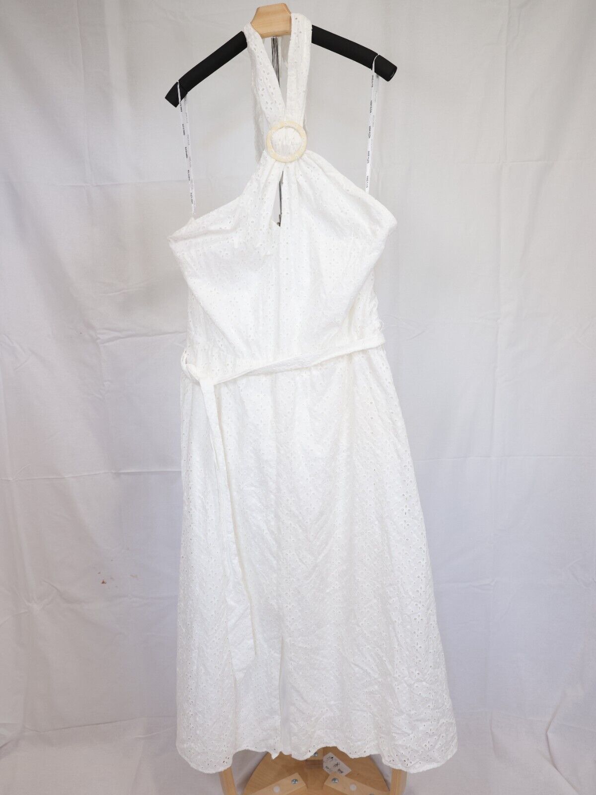 Anne Klein Women's O-Ring Halter Dress Size 16