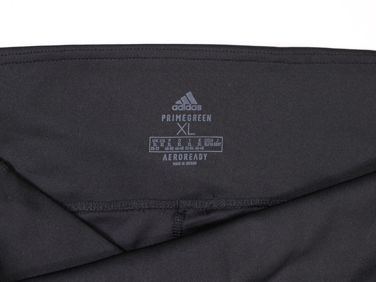 Adidas Womens Climate Aero Ready (Size XL) 3 Stripe Tight Pant - Black