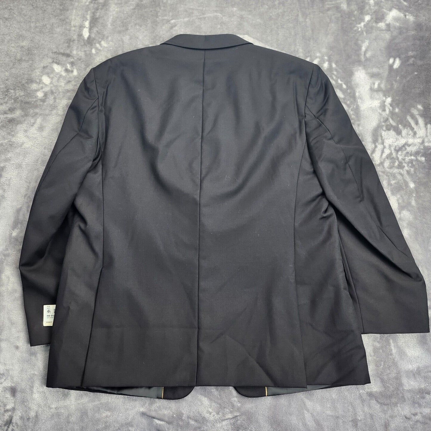 Jones New York Collection 100% Wool Men's Suit Set Jacket 48R, Pants 37.5L