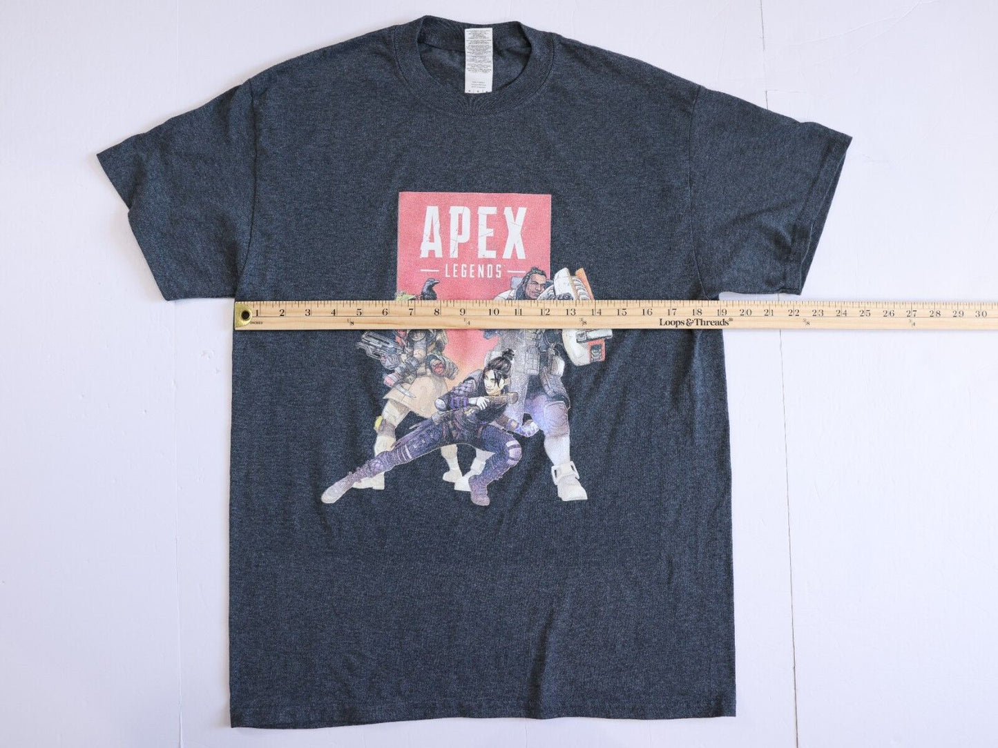 Apex Legends Gildan Heavy Cotton Gray T Shirt MEDIUM