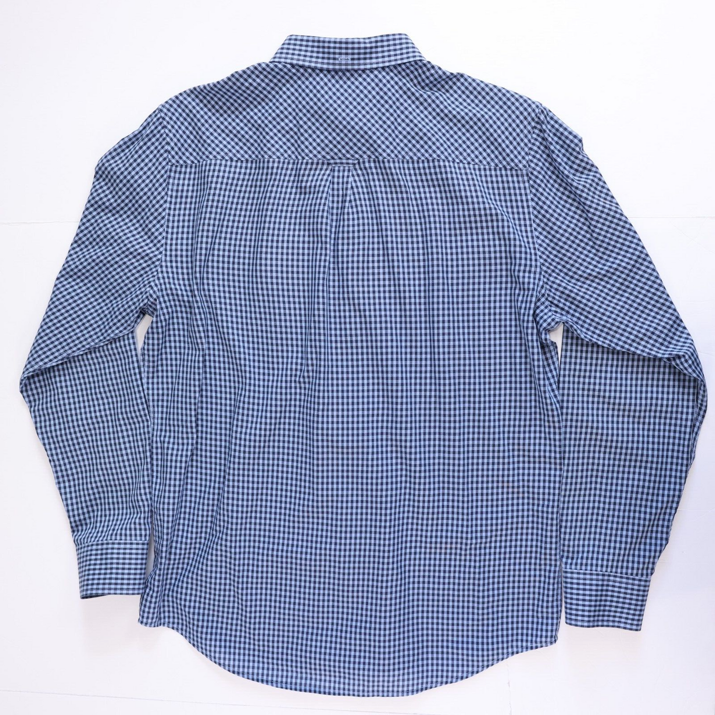 Ben Sherman Blue Checked Button Down Long Sleeve Mens Medium