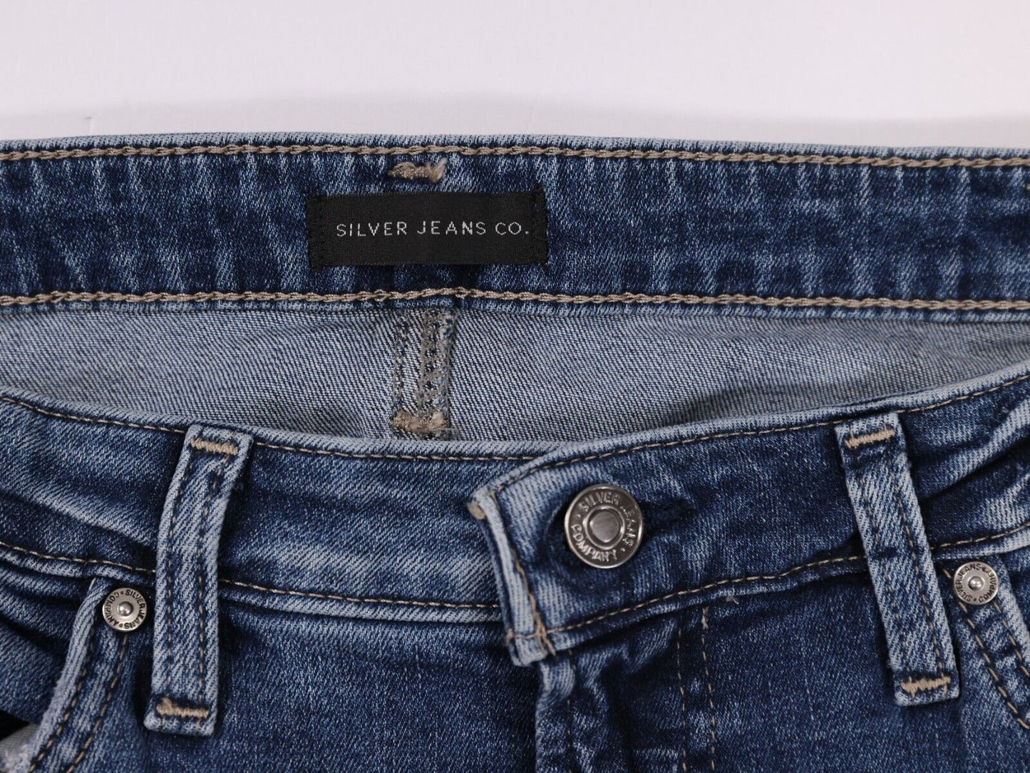Silver Jeans Co Mid Rise Skinny Leg 18W L29 30th Anniversary Collection