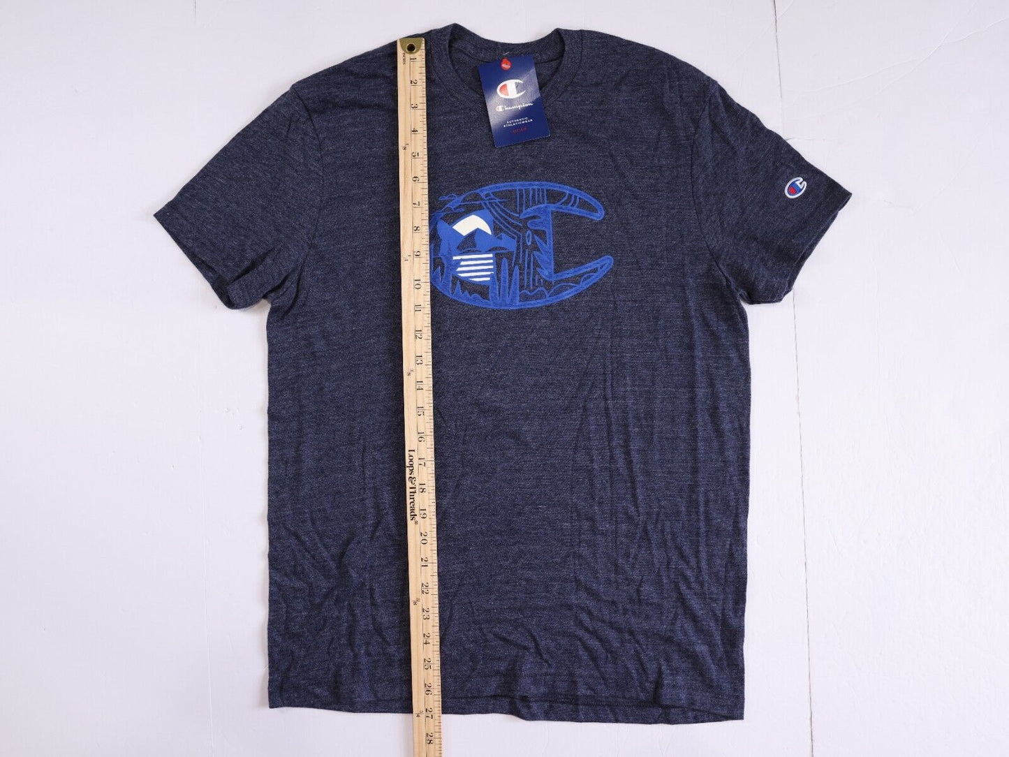 CHAMPION AUTHENTIC ACTIVEWEAR T Shirt Mens Size M Heather Gray