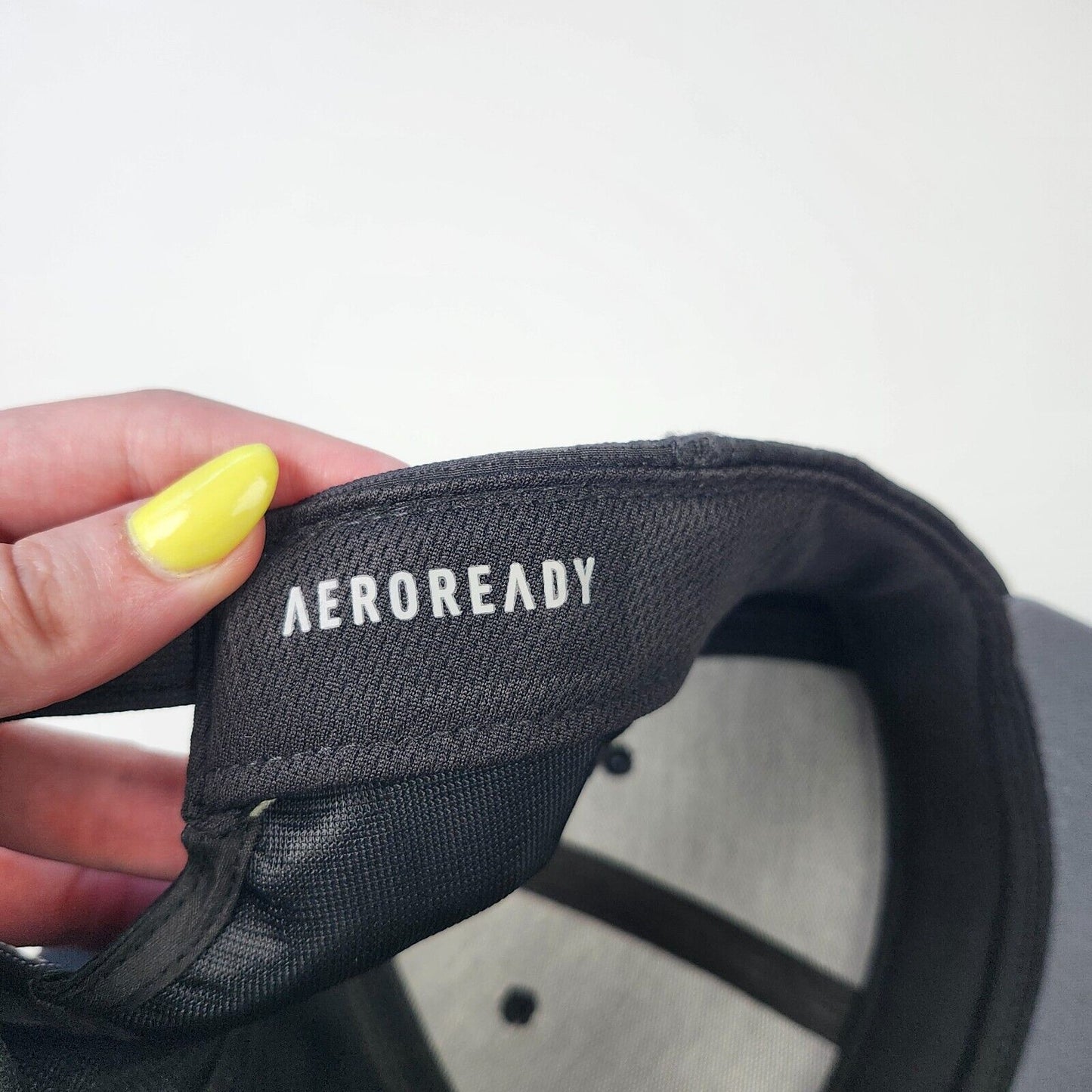 ADIDAS Aeroready Black C153 Baseball Cap Hat Adjustable Fit Black