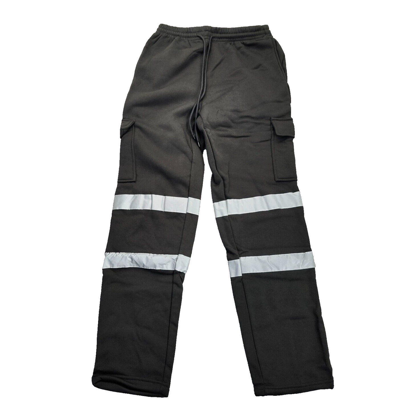 Mens Sweatpants Reflective Safe Work Pants Fall Long Large