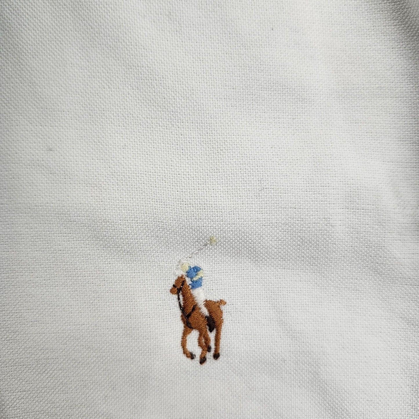 Ralph Lauren men's vintage 00s white button-down shirt with natural pony 16 34