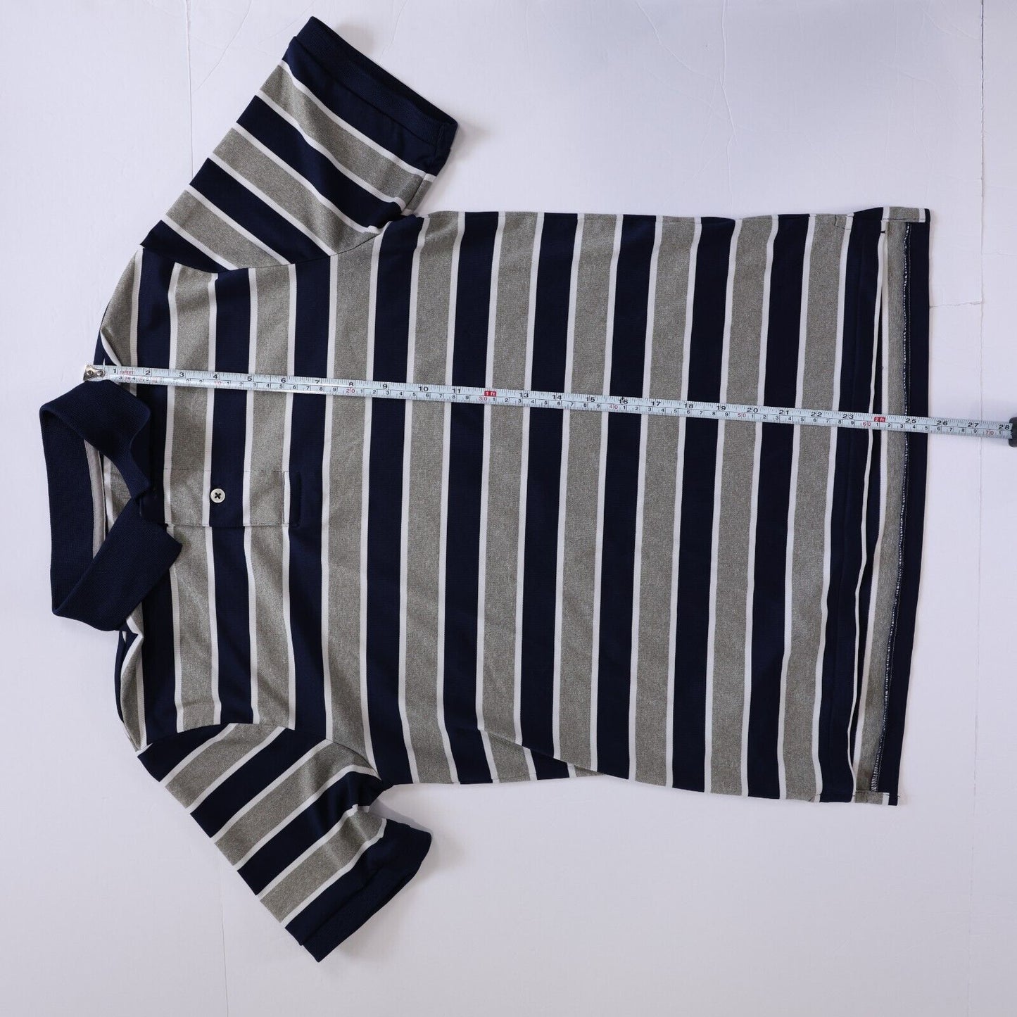 Polo Ralph Lauren Vintage Polo Gray and Blue Size L (Check Measurements)