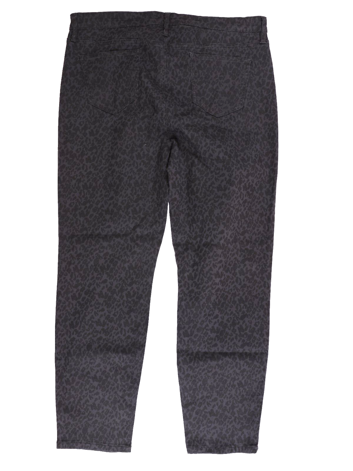 Buffalo by David Bitton Womens Hanna jeans 16/36 Gray and Black Animal Print
