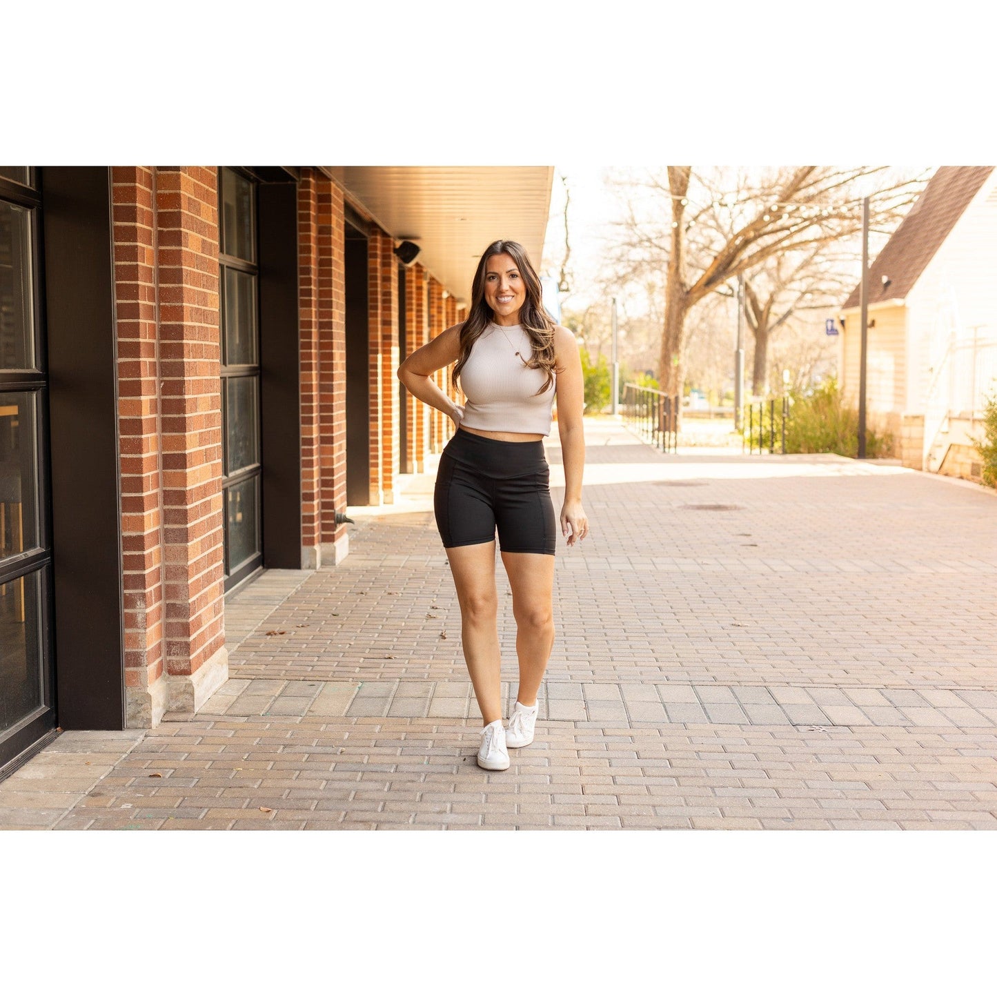 The Callie - Tummy Control Biker 5" Shorts