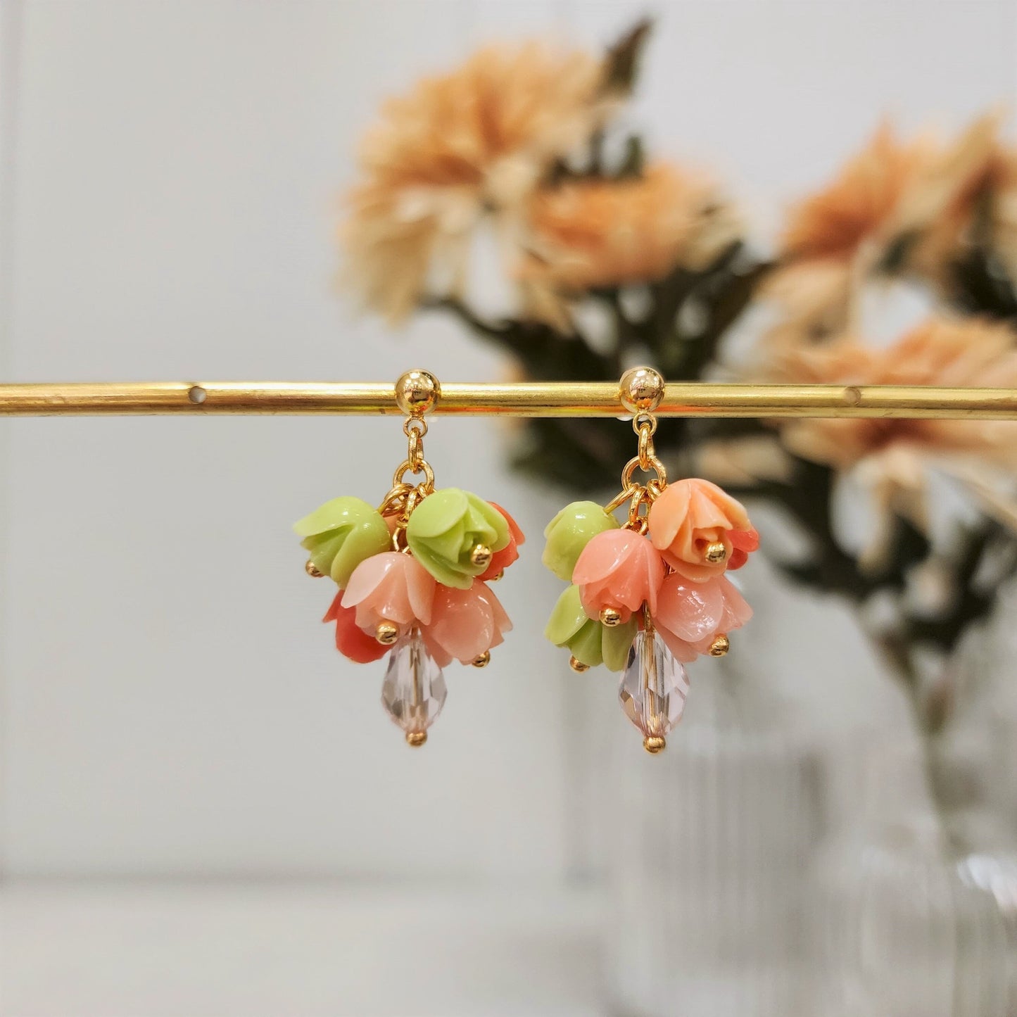 Tulip Bouquet Earrings