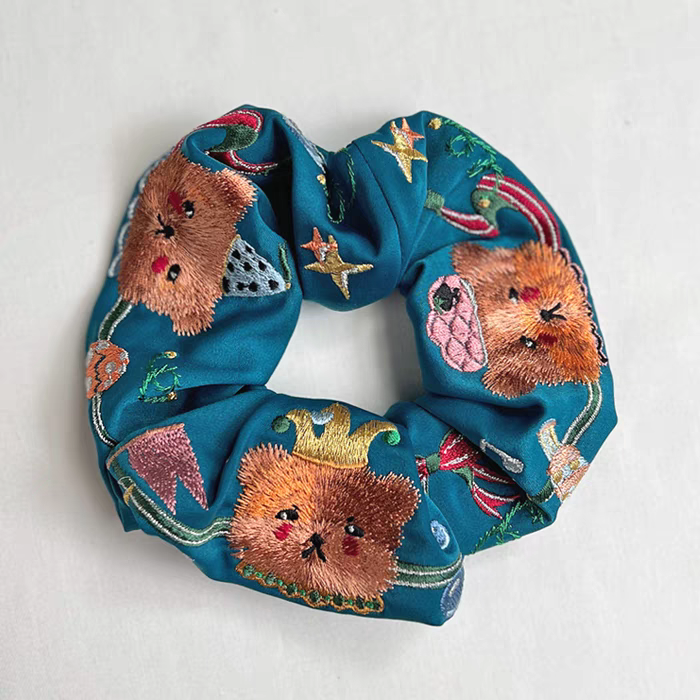 Circus Bear Scrunchies