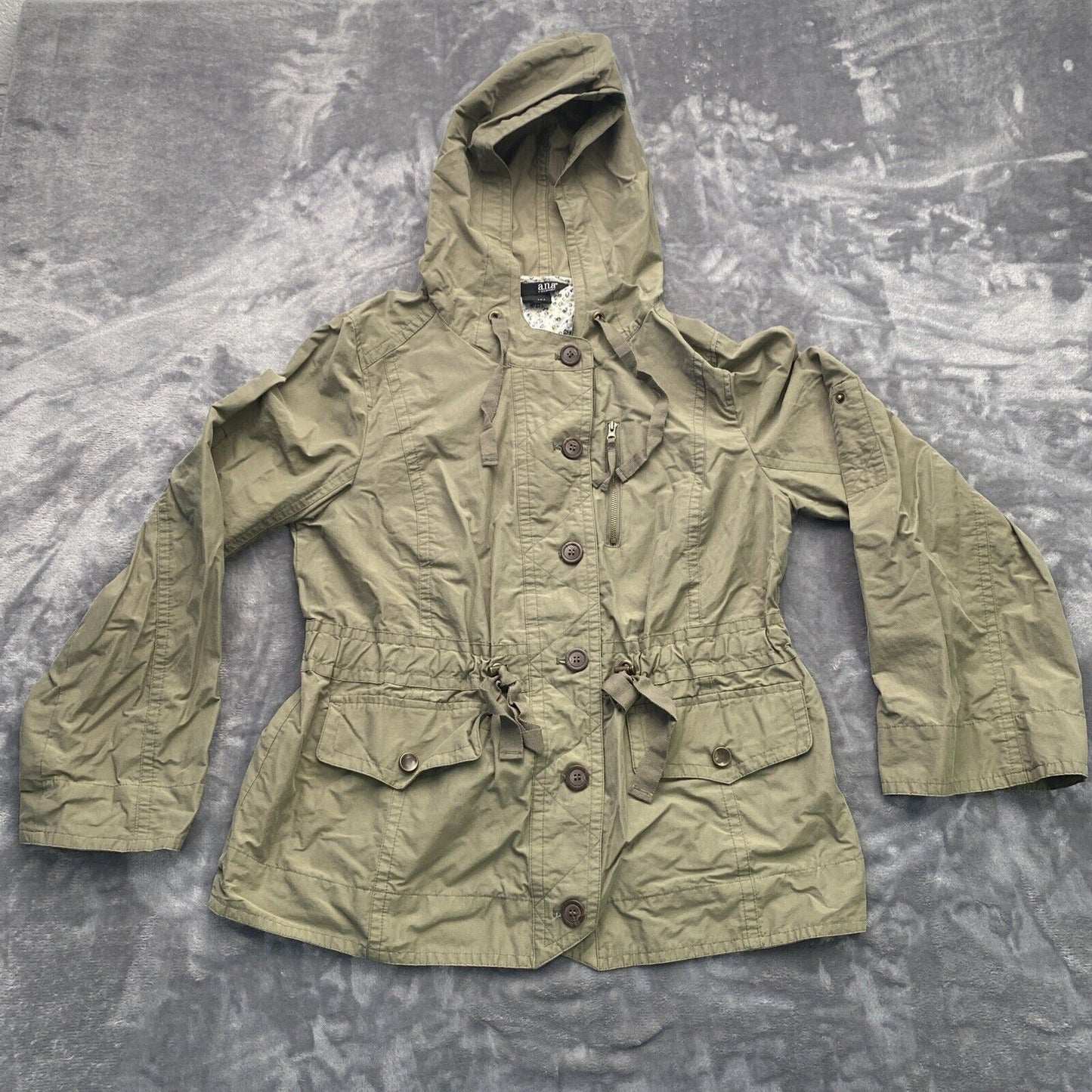 ANA A New Approach Womens Jacket Green Size Large